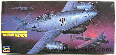 Hasegawa 1/72 Me-262B-1a/U1 or -1a Day or Night Fighter 10/NJG 11 or III/EJG2, 852 plastic model kit